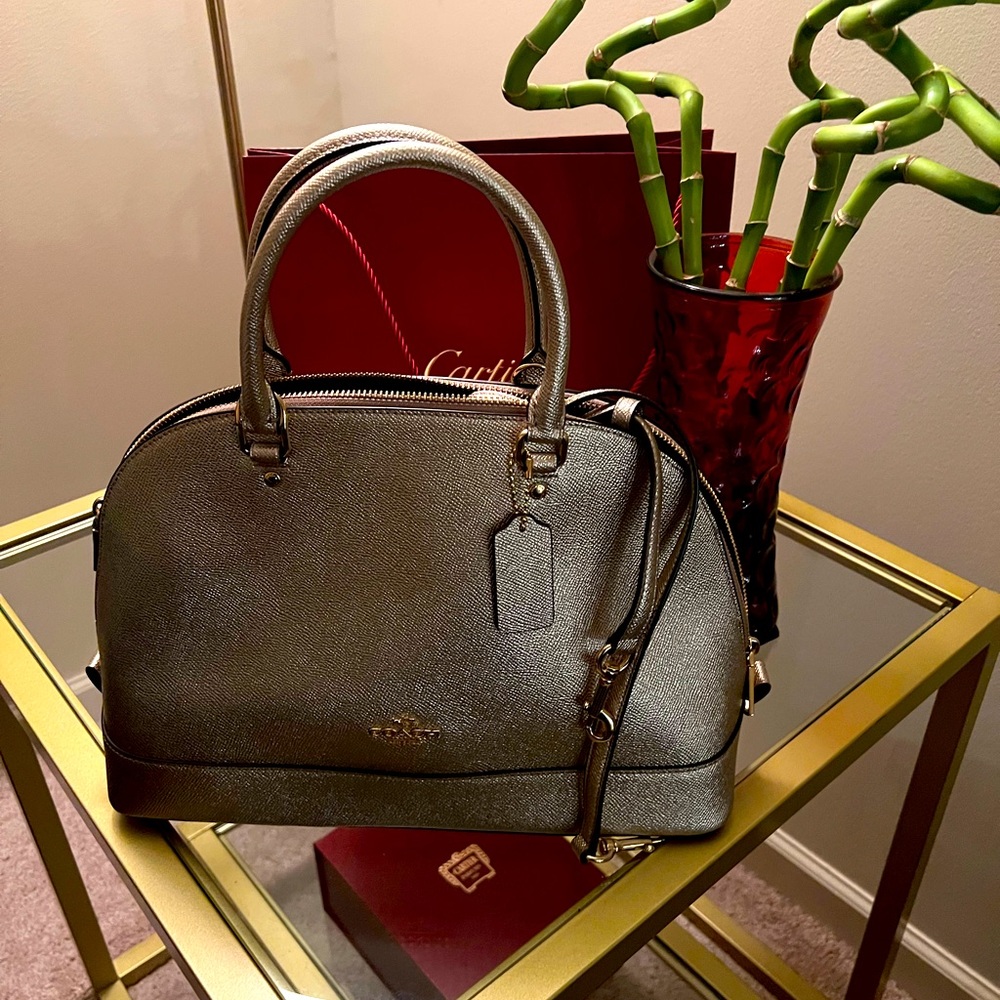 Coach Gold Shoulder Handbag